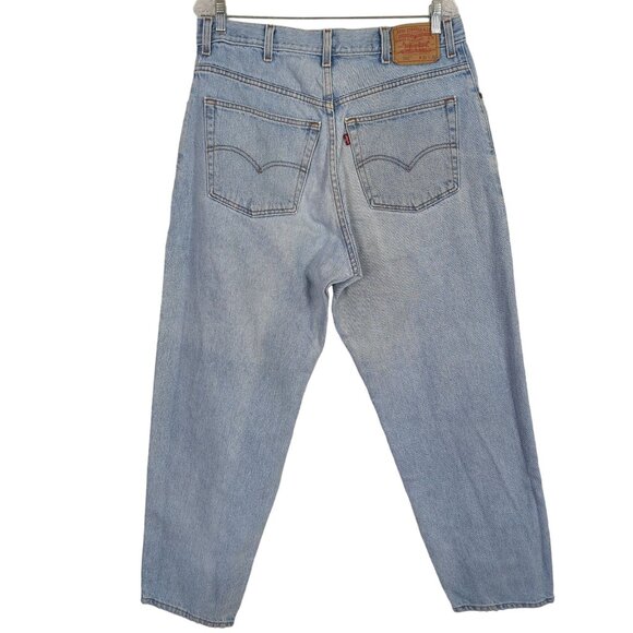 Levis 560 Mens W 36 L 30 Loose Fit Jeans W36‎ L30 Light Wash Distressed Denim - Picture 2 of 15